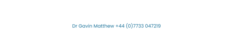 Dr Gavin Matthew plus contact number